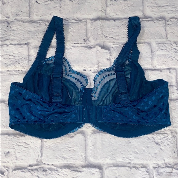 Wacoal Spot On Full Coverage Underwire Bra (Teal) Size 40D - Picture 4 of 11